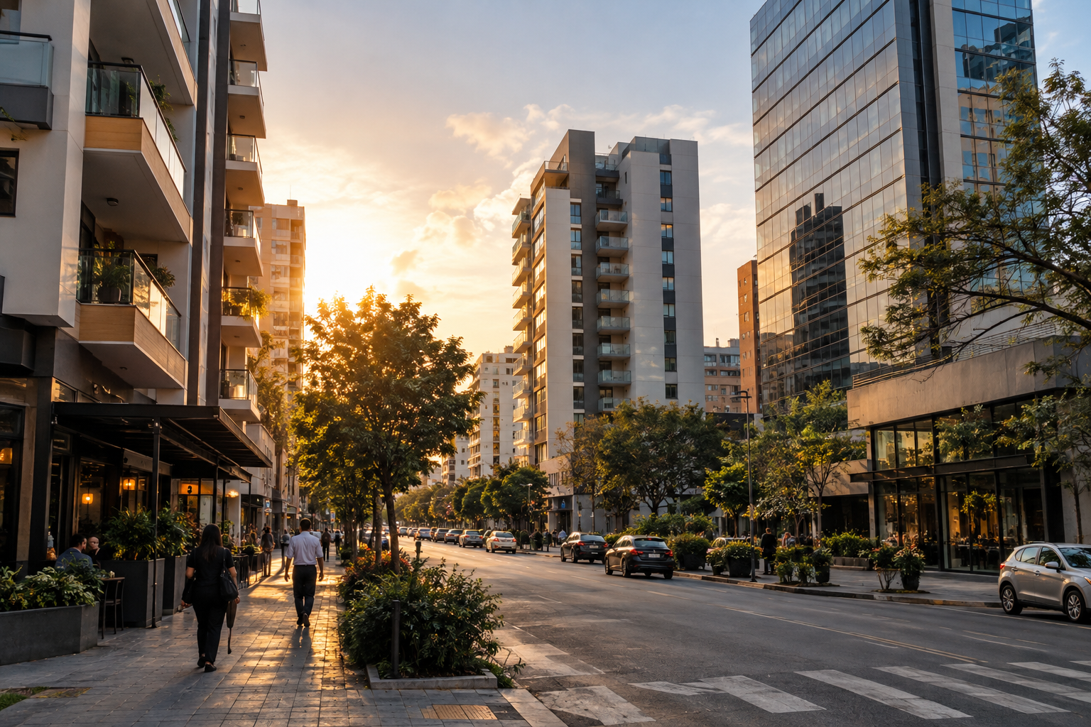 Imóveis residenciais e comerciais com diferentes fontes de renda e despesas.