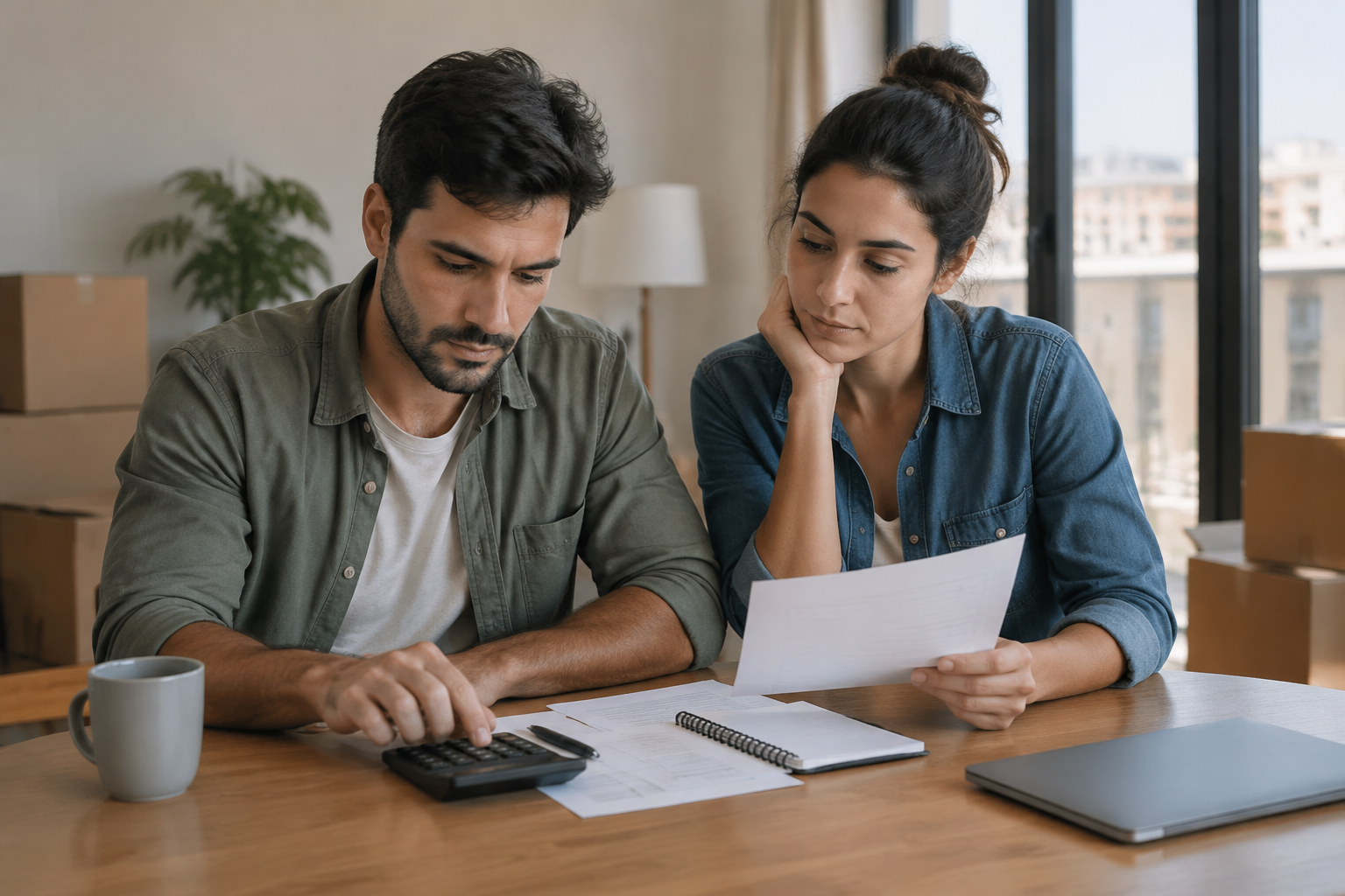 Planejamento do orçamento para comparar aluguel e compra.